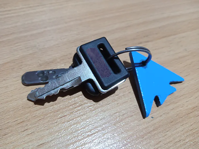 diy key ring with cnc - final result 1