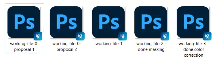 how to organize design files